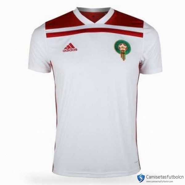 Camiseta Seleccion Marruecos Segunda equipo 2018 Blanco